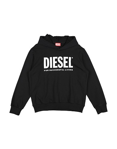 DIESEL Sweatshirt Schwarz 100% Baumwolle, Elastan