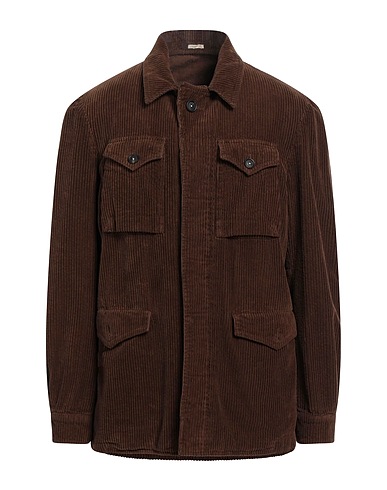 MASSIMO ALBA Jacket Chocolate brown 100% Cotton