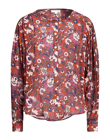 LOUISE MISHA Floral shirts & blouses Tan 100% Viscose