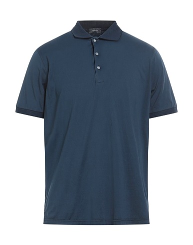 ROSSOPURO Poloshirt Marineblau 100% Baumwolle