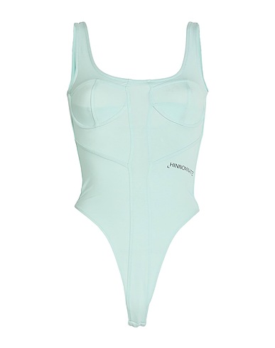 HINNOMINATE TOPS & TEES Sky blue 92% Cotton, 8% Elastane