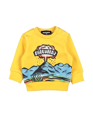 DSQUARED2 Sweatshirt Yellow 100% Cotton