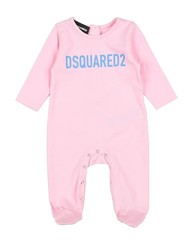 DSQUARED2 Baby jumpsuit  Pink 90% Cotton, 10% Elastane
