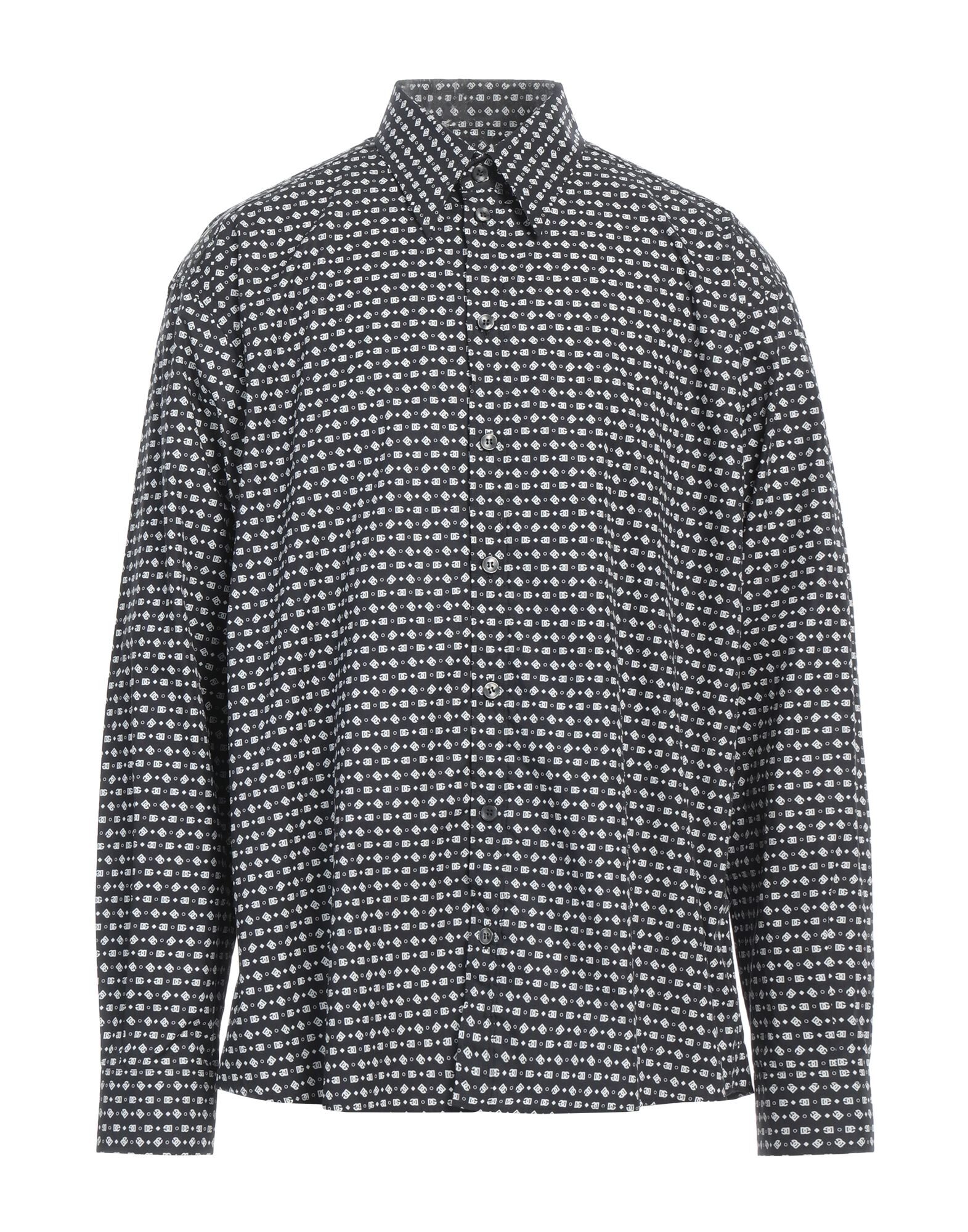 Dolce & Gabbana ブラックリネンシャツ　イタリア製　Italy ブラックのメンズ CAMICIA | Dolce&Gabbana®