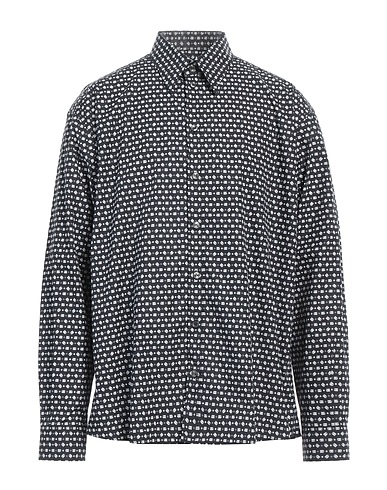 DOLCE&GABBANA Patterned shirt Black 100% Cotton