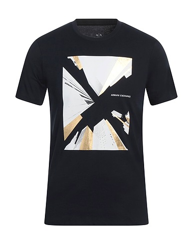 ARMANI EXCHANGE T-shirt BLU NOTTE 100% Cotton