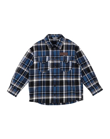 DSQUARED2 Patterned shirt Blue 100% Cotton