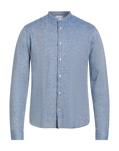 ROSSOPURO Solid colour shirt 100% Linen