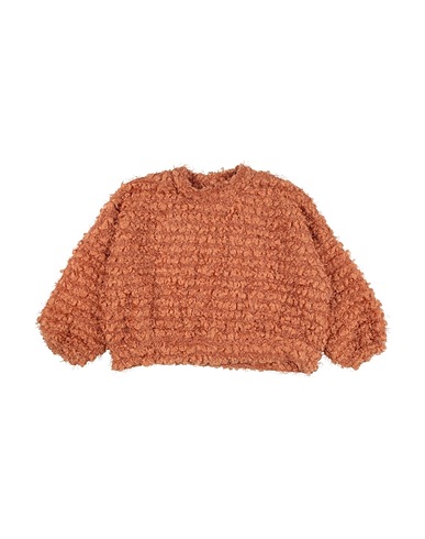 CAFFÉ D'ORZO Sweater Brown 86% Polyester, 10% Viscose, 4% Elastane