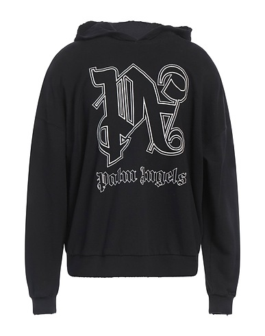 PALM ANGELS Hooded sweatshirt Black 100% Cotton