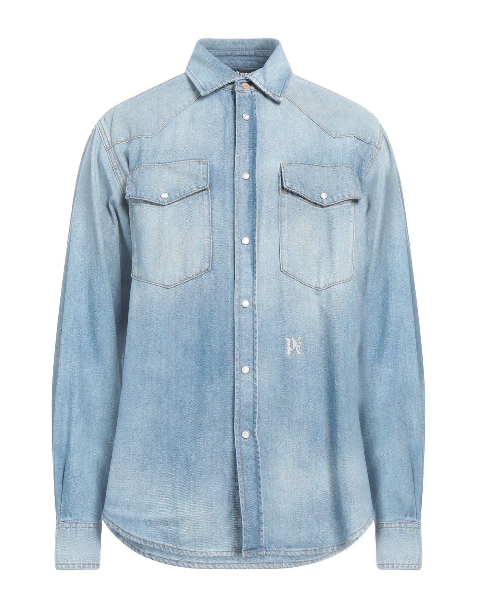 PALM ANGELS - Denim shirts
