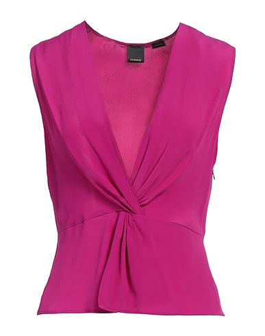 PINKO Top Mauve 76% Acetate, 24% Silk
