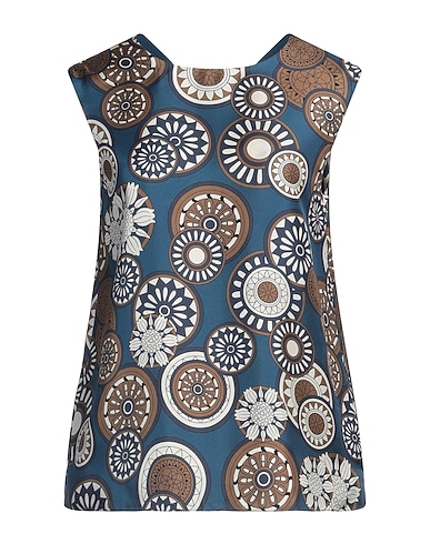 'S MAX MARA Silk top Midnight blue 100% Silk