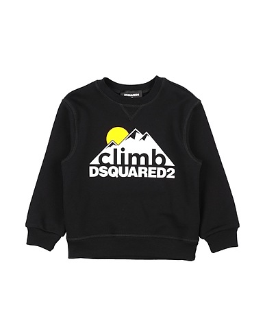 DSQUARED2 Felpa Nero 100% Cotone