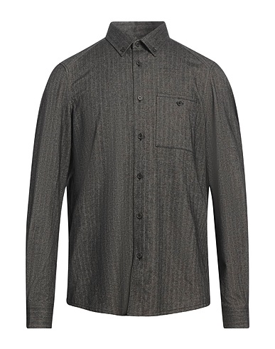 DRYKORN Patterned shirt Black 69% Polyester, 29% Viscose, 2% Elastane