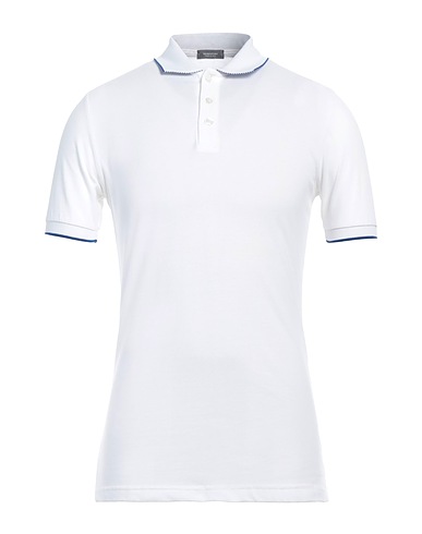 ROSSOPURO Poloshirt Weiß 100% Baumwolle