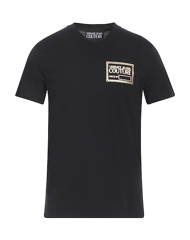 VERSACE JEANS COUTURE T-shirt Black 100% Cotton