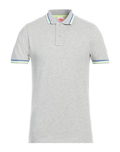 SUNDEK Polo shirt Light grey 92% Cotton, 8% Elastane