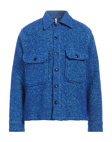 SUNFLOWER Blouson Bleu 31% Acrylique, 27% Polyester, 22% Laine, 14% Laine d'alpaga, 6% Autres fibres