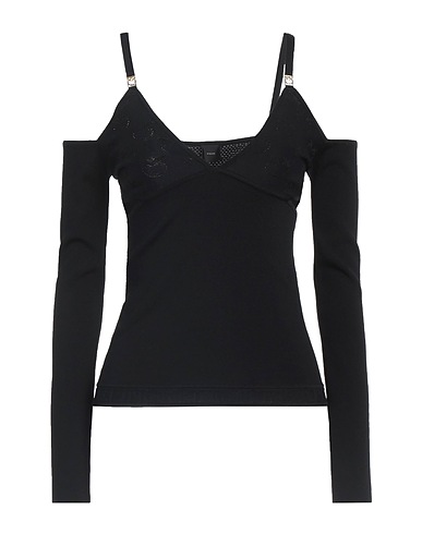 PINKO Top Black 53% Viscose, 47% Polyamide