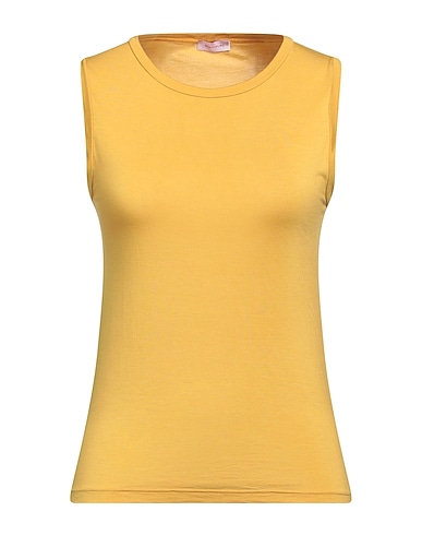 ROSSOPURO Basic T-shirt Marigold 80% Modal, 20% Polyamide