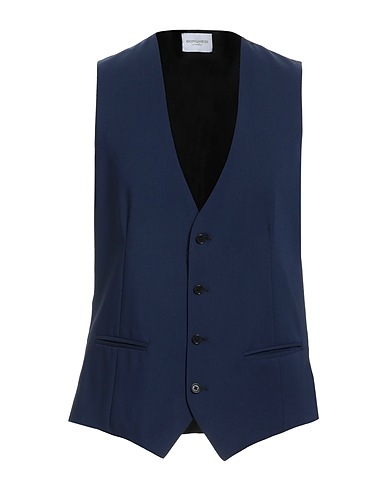 BORGHESI Panciotto Blu navy 89% Lana Vergine, 11% Poliestere