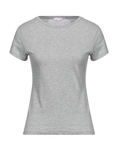 ROSSOPURO Basic T-Shirt Grey 100% Cotton