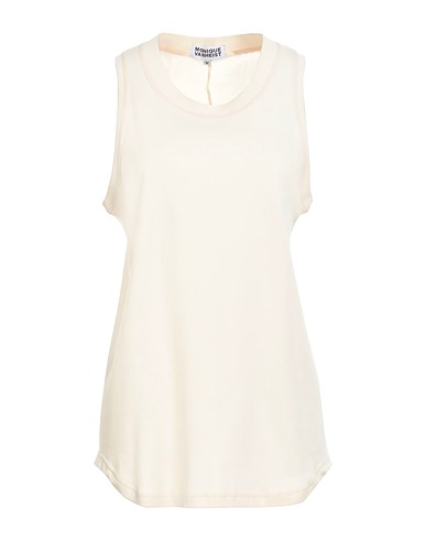 MONIQUEVANHEIST Tank top Cream 100% Cotton