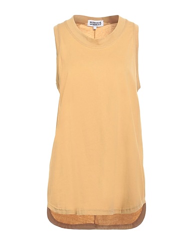 MONIQUEVANHEIST Vest Camel 100% Organic cotton