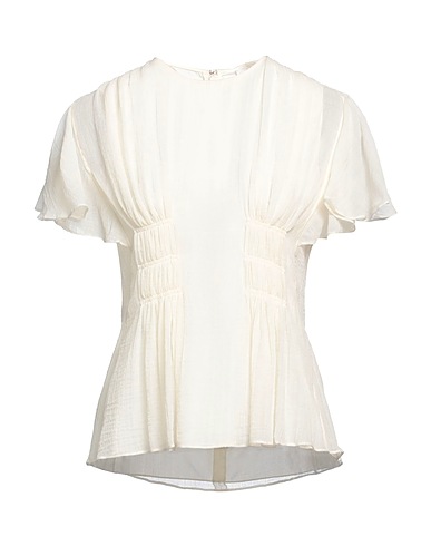 CHLOÉ Top Ivory 100% Virgin Wool