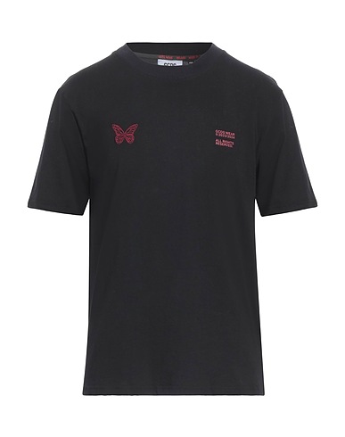 GCDS Camiseta Negro 100% Algodón
