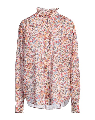 MARANT ÉTOILE Patterned shirts & blouses Beige 100% Cotton