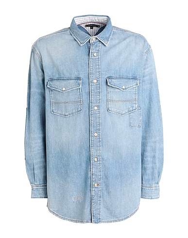 TOMMY HILFIGER Джинсовая рубашка 100% Хлопок