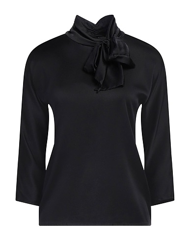 JUCCA Top Nero 94% Seta, 6% Elastan