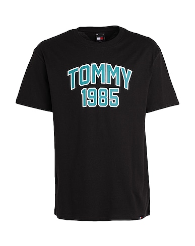 TOMMY JEANS T-shirt NERO 100% Coton