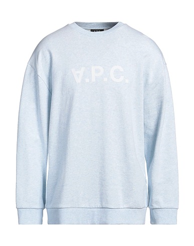 A.P.C. Sweatshirt Sky blue 100% Cotton
