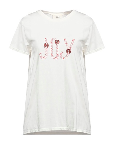 VICOLO Basic t-Shirt Off white 100% Βαμβάκι