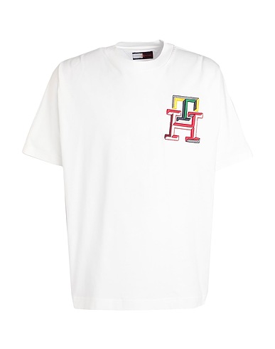 TOMMY HILFIGER T-shirt White 100% Cotton