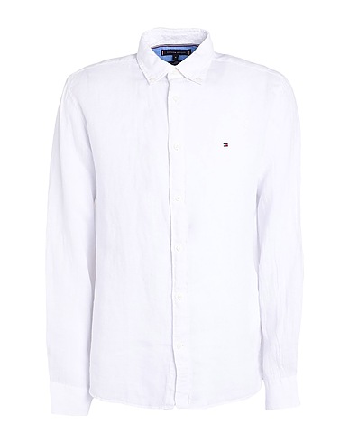 TOMMY HILFIGER Linen shirt White 100% Linen