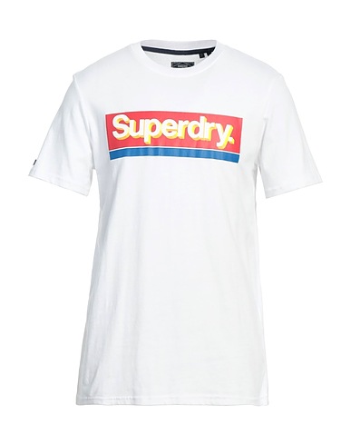 SUPERDRY T-shirt White 100% Cotton