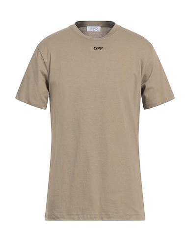 OFF-WHITE™ Basic T-Shirt Khaki 100% Cotton, Elastane