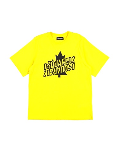 DSQUARED2 T-shirt Giallo 100% Cotone