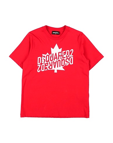 DSQUARED2 T-shirt Rosso 100% Cotone