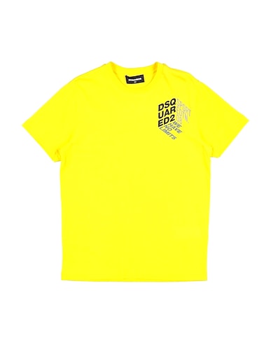 DSQUARED2 T-shirt Yellow 100% Cotton