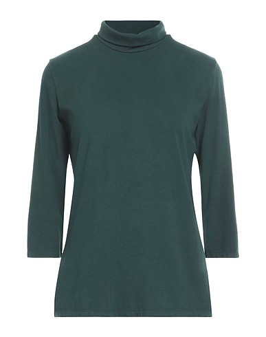 CIRCOLO 1901 T-shirt Dark green 94% Cotton, 6% Elastane