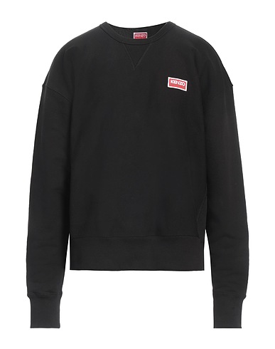 KENZO Sweatshirt Black 99% Cotton, 1% Elastane