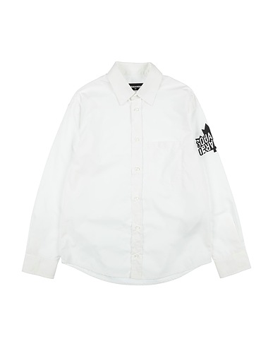 DSQUARED2 Patterned shirt White 100% Cotton