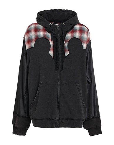 MAISON MARGIELA Hooded sweatshirt Black 100% Cotton, Wool