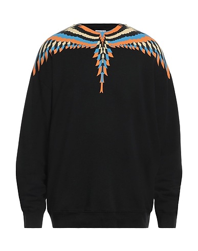 MARCELO BURLON スウェット ブラック コットン 100%