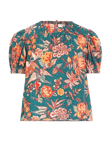 ULLA JOHNSON Top Orange 100% Cotton